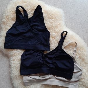 ❌SOLD❌3 Nursing Bras - size Lg